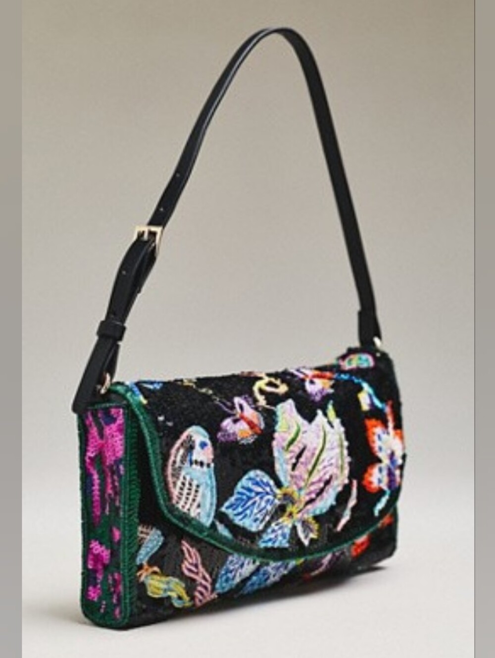 NWT Anthro Celandine x Sarah Gordon Beaded Shoulder Bag